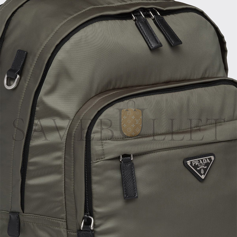 PRADA RE-NYLON AND SAFFIANO LEATHER BACKPACK 2VZ048 (43.5*31*20cm) 